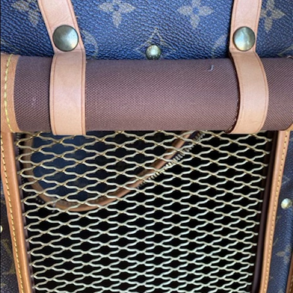 Louis Vuitton Monogram Canvas Pet Carrier Bag Brown Tan - Picture 13 of 15
